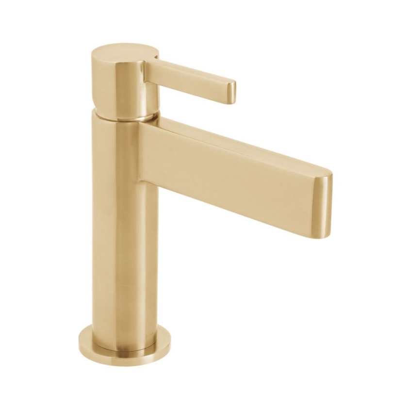 Cutout image of Vado Individual Edit Brushed Gold Basin Mono Tap